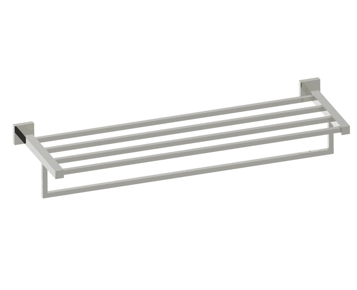 Kartners - London Towel Shelf With Towel Bar 24"