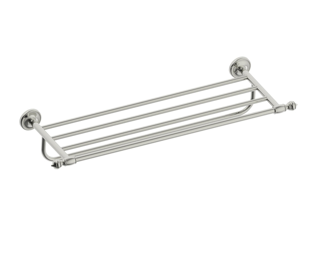 Kartners - Lyon Towel Shelf With Towel Bar 24"