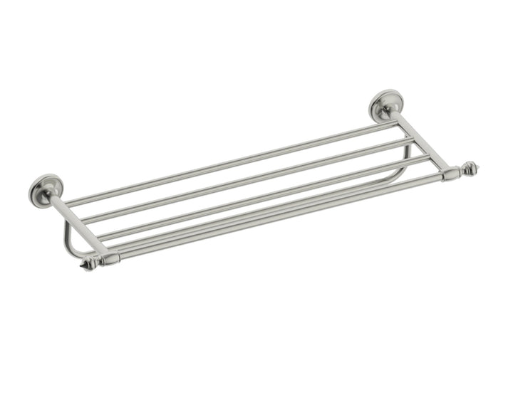 Kartners - Lyon Towel Shelf With Towel Bar 24"