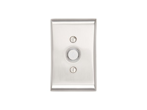 EMTEK - Brass Door Bell, Neos Rosette
