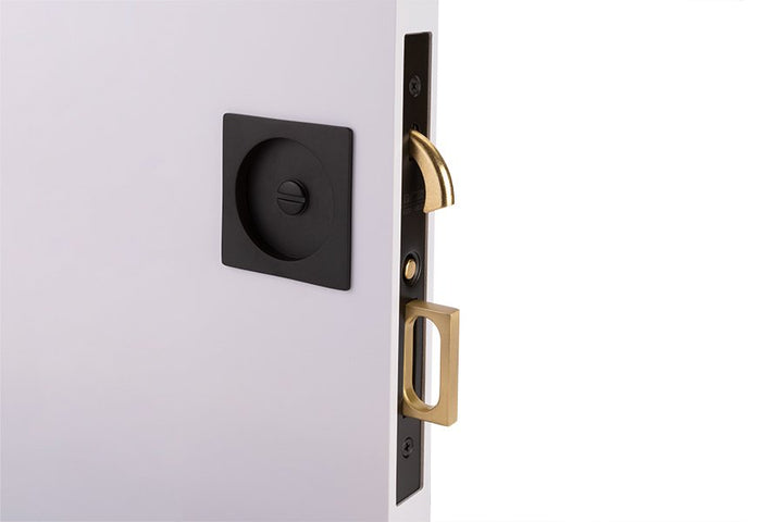 EMTEK - Square Pocket Door Lock