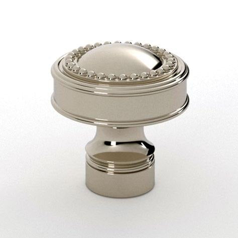 Water Street Brass - Bead Flat Knob