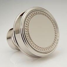 Water Street Brass - Decorative Bead Round Knob