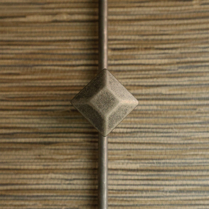 Distressed Nickel Decorative Knob.