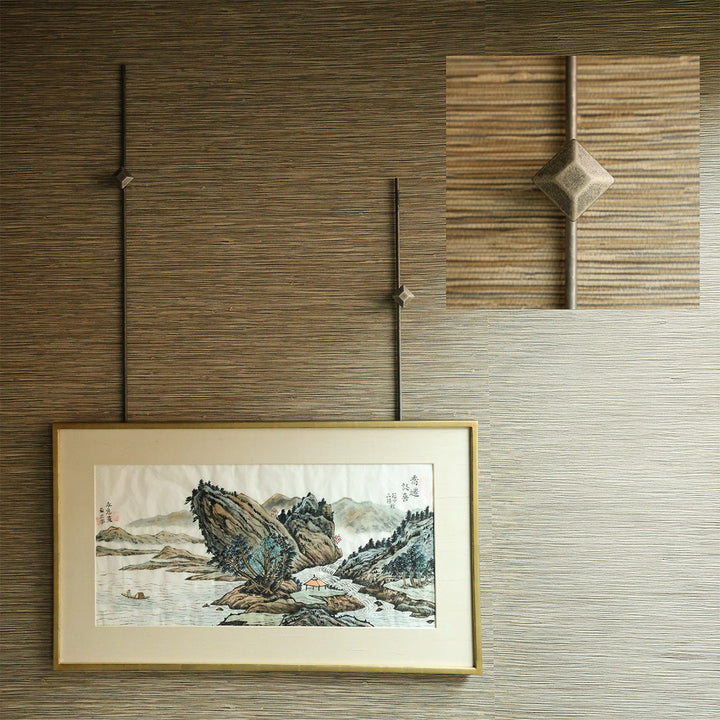 Distressed nickel Diamond Knob art hack.