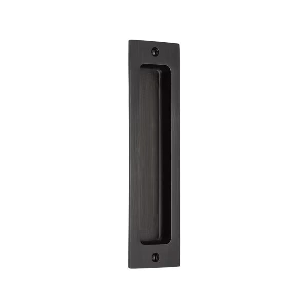 EMTEK - Sandcast Bronze Rectangular Flush Pull
