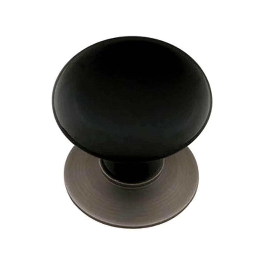 EMTEK - Porcelain Knob, Ebony