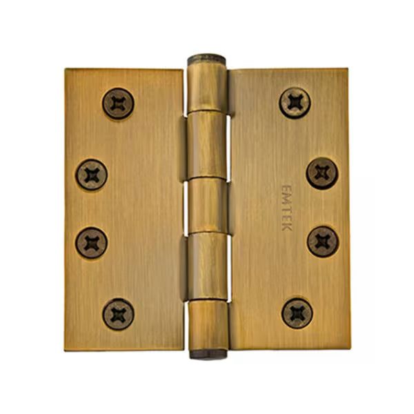 EMTEK - 9200 Steel Hinges, Heavy Duty, Plain Bearing, Square Corners