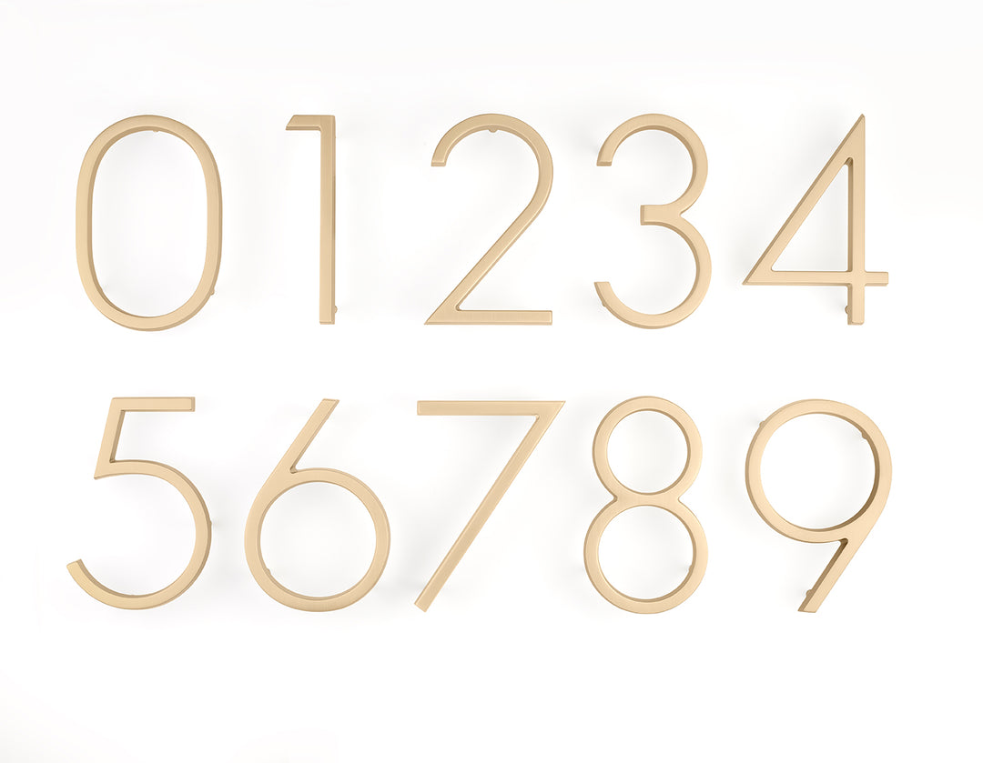 EMTEK - 7" Modern House Number #1