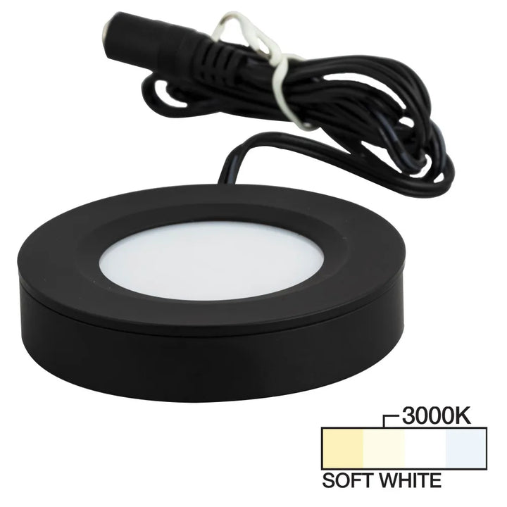 Task Lighting - 180 Lumens/Fixture 12-volt Standard Output Pearl Series Puck Light,