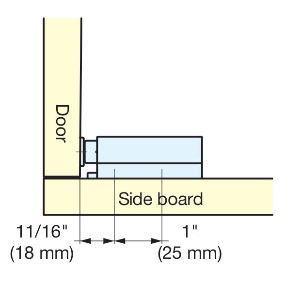 Sugatsune - Full Size Door - Magnetic Touch Latch