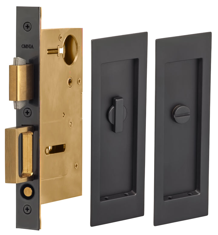 Banbury Lane - Modern Pocket Door Mortise Privacy Kit