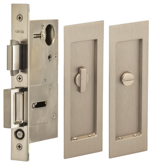Banbury Lane - Modern Pocket Door Mortise Privacy Kit