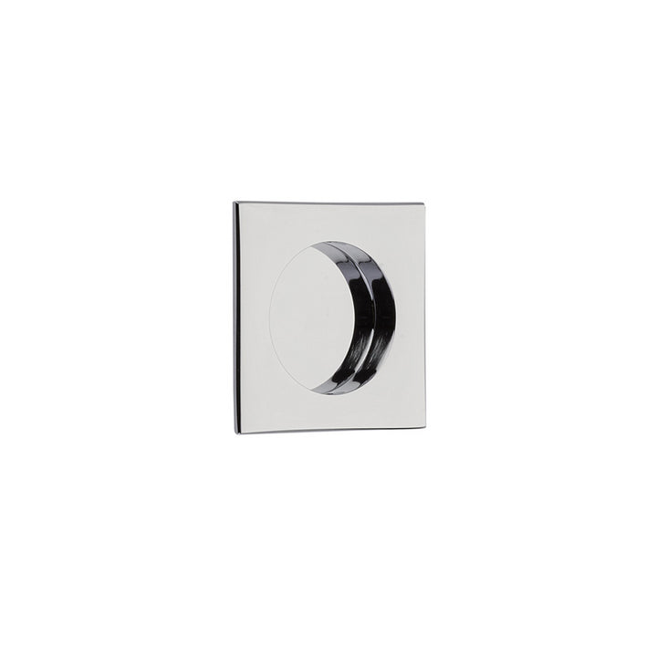 EMTEK - Square Flush Pull w/ Round Bore