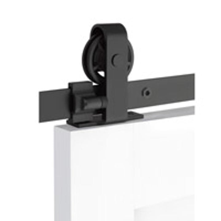 EMTEK - Barn Door Track - Face Mount - Stainless Steel