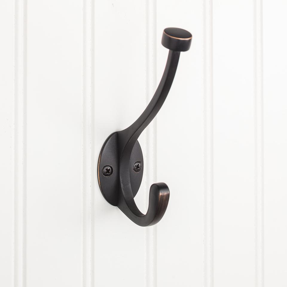 Hardware Resources - Pilltop Double Pronged Coat Hook